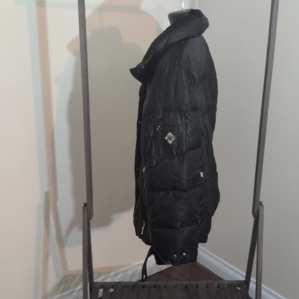 Platinum | Black Winter Jacket With Silver Details - Picture 4 of 16